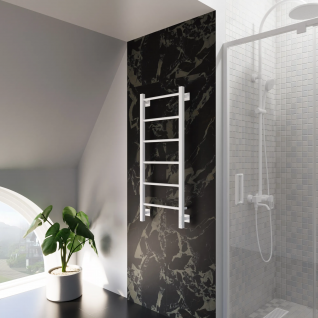 Полотенцесушитель электрический Grota Simple K белый матовый