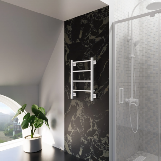 Полотенцесушитель электрический Grota Simple K белый матовый