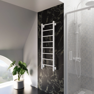 Полотенцесушитель электрический Grota Simple K белый матовый