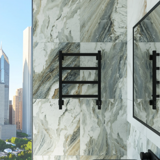 Полотенцесушитель электрический Grota Soffi K  черный матовый