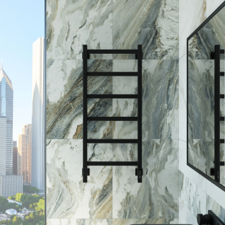 Полотенцесушитель электрический Grota Soffi K  черный матовый