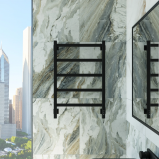 Полотенцесушитель электрический Grota Soffi K  черный матовый