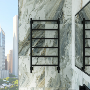 Полотенцесушитель электрический Grota Soffi K  черный матовый