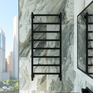 Полотенцесушитель электрический Grota Soffi K  черный матовый