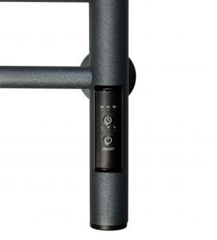 Полотенцесушитель электрический с/т Comfysan Vita, оружейная сталь