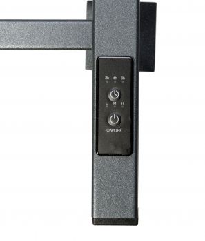 Полотенцесушитель электрический с/т Comfysan Verona-K, оружейная сталь