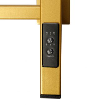 Полотенцесушитель электрический с/т Comfysan Verona-K, матовое золото