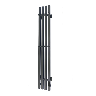 Полотенцесушитель электрический с/т Comfysan Alto-K EC-4 120/15, оружейная сталь