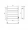 Полотенцесушитель электрический с/т Comfysan Юнико-К (Unico-K), белый