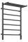 Полотенцесушитель электрический с/т Comfysan Stella с полкой, оружейная сталь