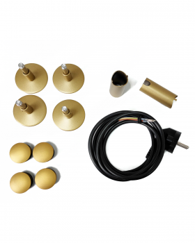 Полотенцесушитель электрический с/т Comfysan Luce, mat gold rall