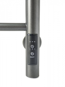 Полотенцесушитель электрический с/т Comfysan Luce, титановый графит