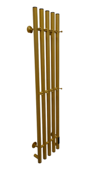 Полотенцесушитель электрический с/т Comfysan Alto EC-5 120/24, матовое золото