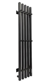 Полотенцесушитель электрический с/т Comfysan Alto-K EC-5 120/24, оружейная сталь